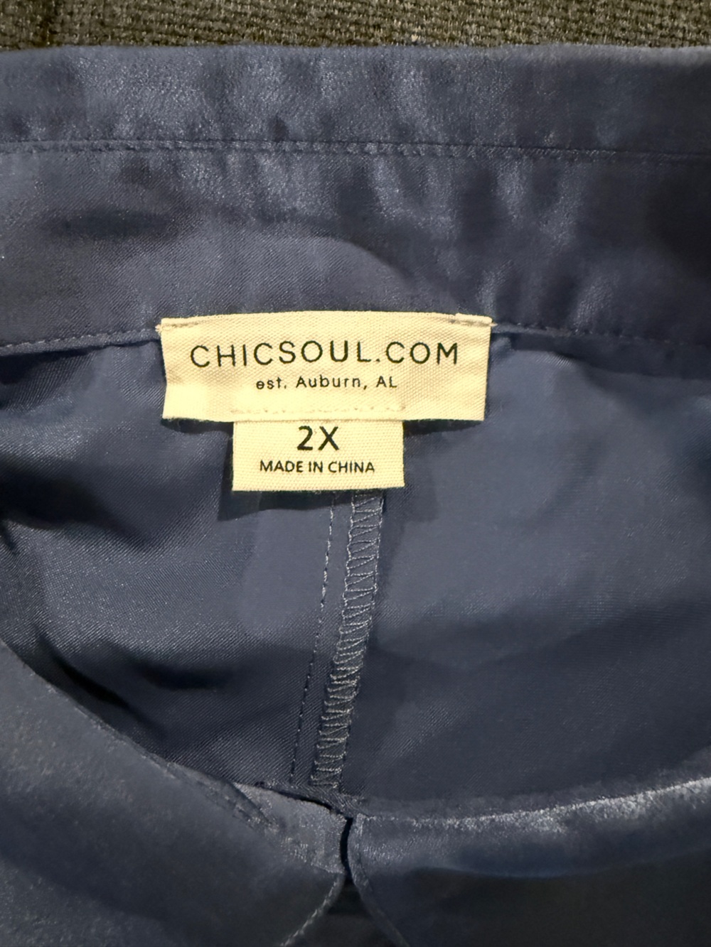 Chic Soul Button Up Blouse - Picture 4 of 4